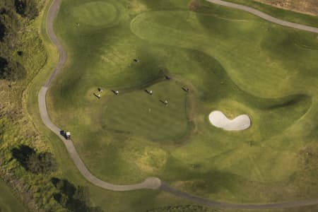 Aerial Image of GOLFERS
