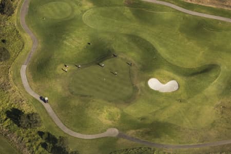 Aerial Image of GOLFERS