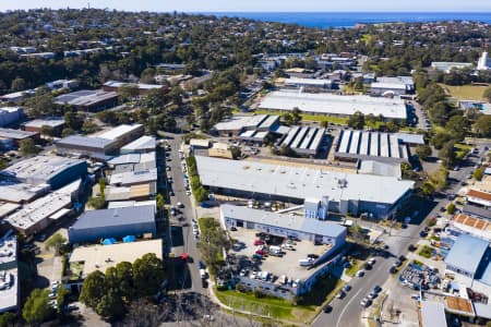 Aerial Image of CROMER INDUSTRIAL AREA