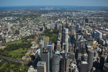 Aerial Image of SYDNEY LOOKING SOUTH
