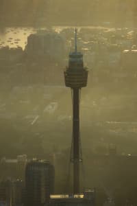 Aerial Image of SYDNEY EYE TOWER DAWN