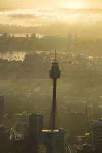 Aerial Image of SYDNEY EYE TOWER DAWN
