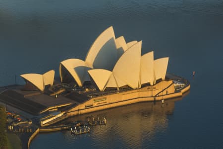 Aerial Image of SYDNEY HARBOUR DAWN