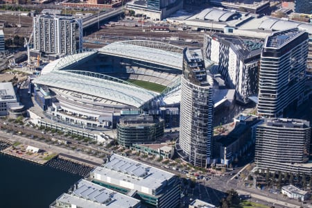 Aerial Image of THE DOCKLANDS IN MELBOURNE