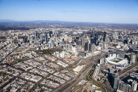 Aerial Image of THE DOCKLANDS IN MELBOURNE