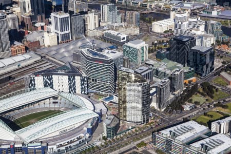 Aerial Image of THE DOCKLANDS IN MELBOURNE