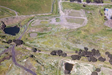 Aerial Image of QUARRY NEXT TO TULLAMARINE AIRPORT.