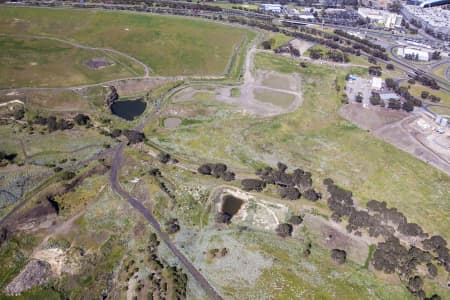 Aerial Image of QUARRY NEXT TO TULLAMARINE AIRPORT.