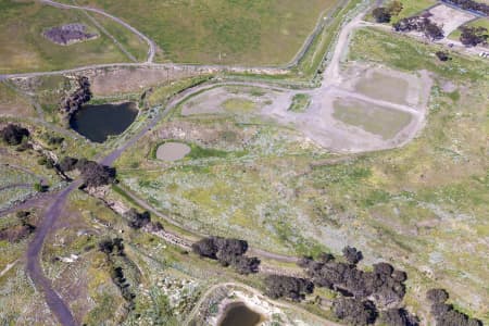 Aerial Image of QUARRY NEXT TO TULLAMARINE AIRPORT.