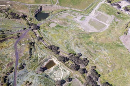 Aerial Image of QUARRY NEXT TO TULLAMARINE AIRPORT.