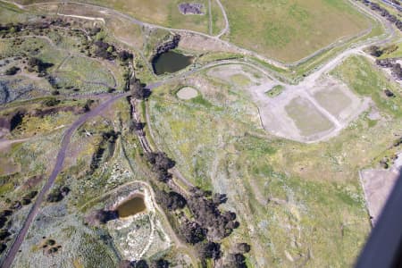 Aerial Image of QUARRY NEXT TO TULLAMARINE AIRPORT.