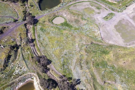 Aerial Image of QUARRY NEXT TO TULLAMARINE AIRPORT.