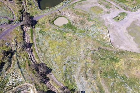 Aerial Image of QUARRY NEXT TO TULLAMARINE AIRPORT.