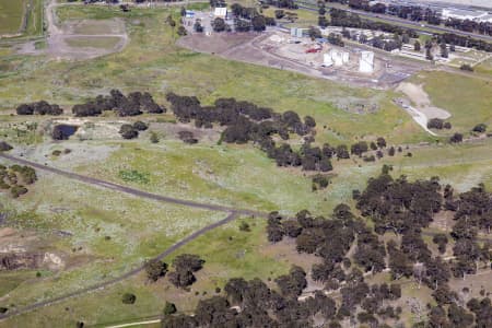 Aerial Image of QUARRY NEXT TO TULLAMARINE AIRPORT.