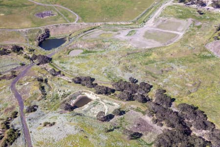 Aerial Image of QUARRY NEXT TO TULLAMARINE AIRPORT.