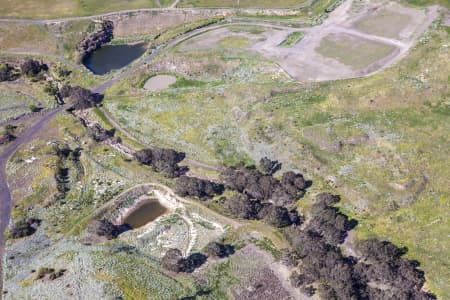 Aerial Image of QUARRY NEXT TO TULLAMARINE AIRPORT.