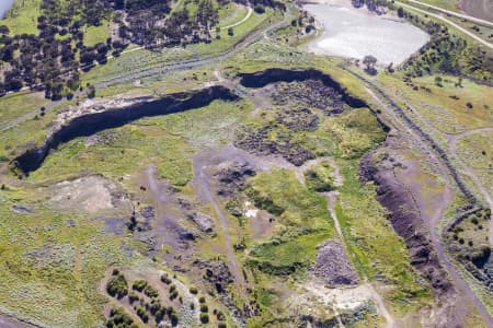 Aerial Image of QUARRY NEXT TO TULLAMARINE AIRPORT.