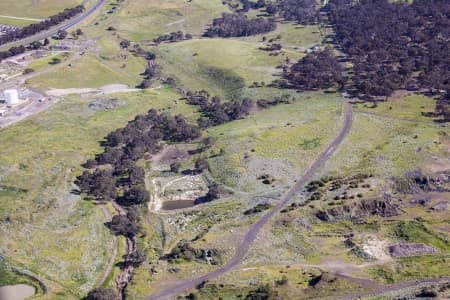 Aerial Image of QUARRY NEXT TO TULLAMARINE AIRPORT.