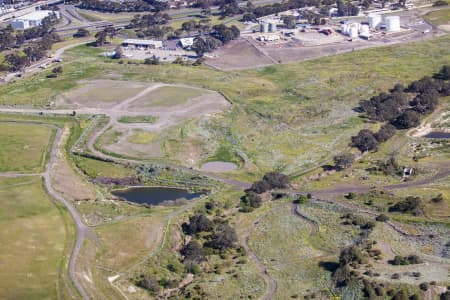 Aerial Image of QUARRY NEXT TO TULLAMARINE AIRPORT.