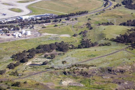 Aerial Image of QUARRY NEXT TO TULLAMARINE AIRPORT.