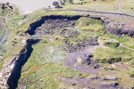 Aerial Image of QUARRY NEXT TO TULLAMARINE AIRPORT.