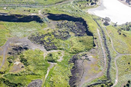 Aerial Image of QUARRY NEXT TO TULLAMARINE AIRPORT.