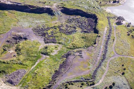 Aerial Image of QUARRY NEXT TO TULLAMARINE AIRPORT.