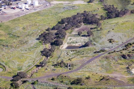 Aerial Image of QUARRY NEXT TO TULLAMARINE AIRPORT.