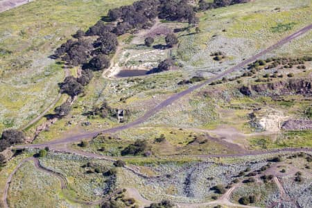 Aerial Image of QUARRY NEXT TO TULLAMARINE AIRPORT.