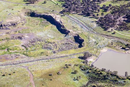 Aerial Image of QUARRY NEXT TO TULLAMARINE AIRPORT.