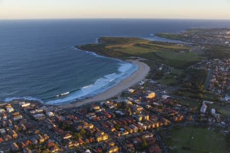 Aerial Image of MAROUBRA DUSK