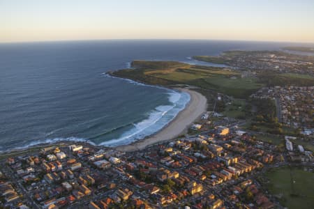 Aerial Image of MAROUBRA DUSK