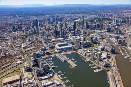 Aerial Image of ETIHAD STADIUM