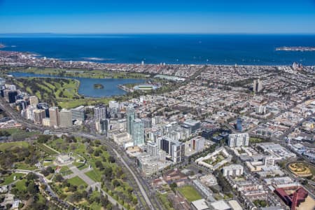 Aerial Image of ALBERT PARK