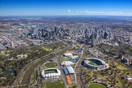 Aerial Image of MELBOURNE PARK:MCG_060914_14