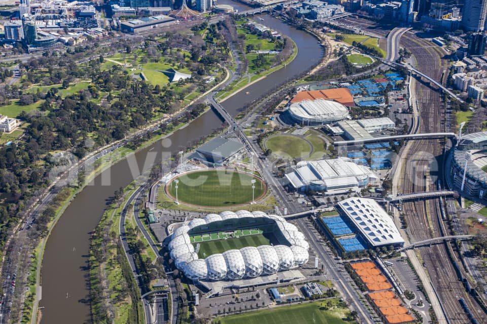 Aerial Image of Melbourne Park:MCG_060914_12