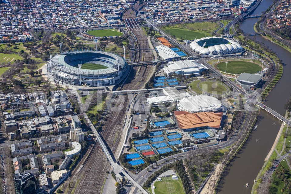 Aerial Image of Melbourne Park:MCG_060914_10