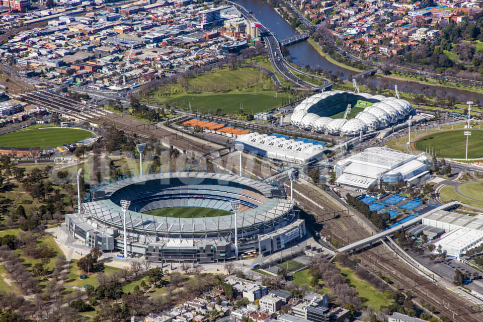 Aerial Image of Melbourne Park:MCG_060914_06