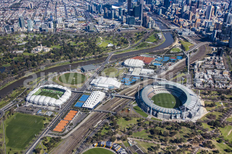 Aerial Image of Melbourne Park:MCG_060914_04