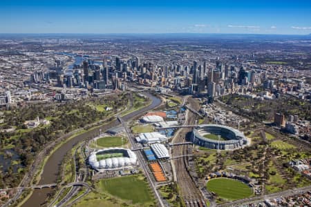Aerial Image of MELBOURNE PARK:MCG_060914_01