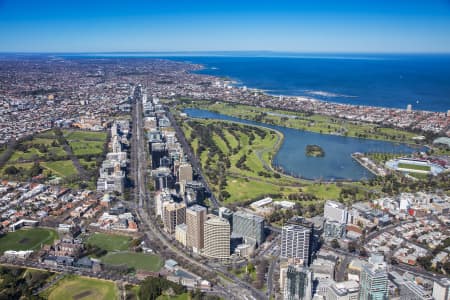 Aerial Image of ALBERT PARK