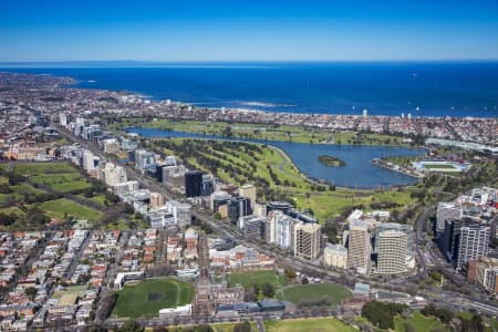 Aerial Image of ALBERT PARK