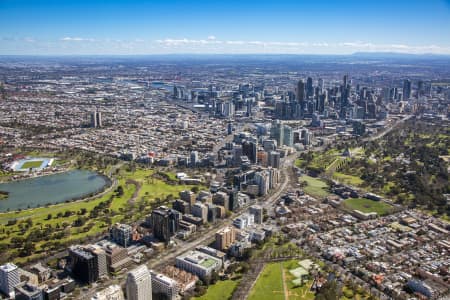 Aerial Image of ALBERT PARK