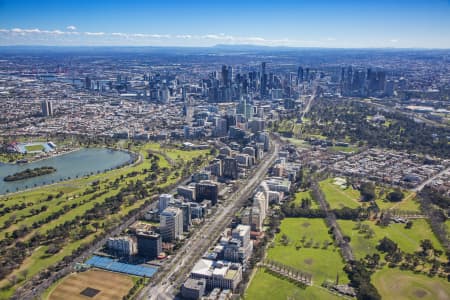 Aerial Image of ALBERT PARK