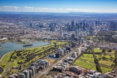 Aerial Image of ALBERT PARK