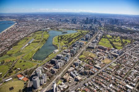 Aerial Image of ALBERT PARK