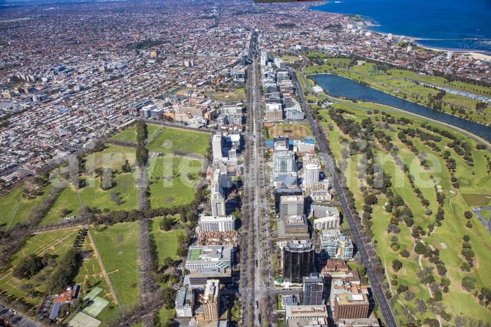 Aerial Image of Albert Park