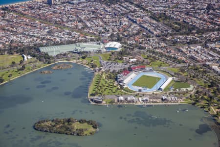 Aerial Image of ALBERT PARK