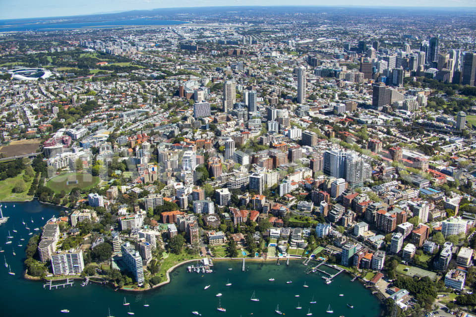 Aerial Image of Potts Point