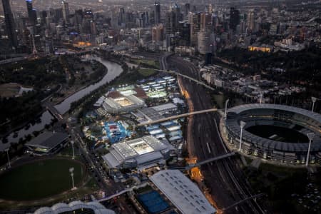 Aerial Image of TENNIS IN MELBOURNE